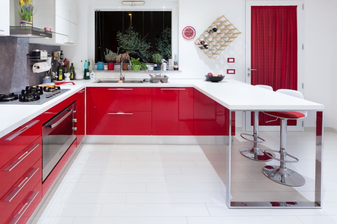 Set da cucina lucido