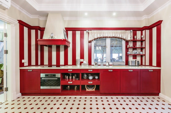 Set rosso opaco