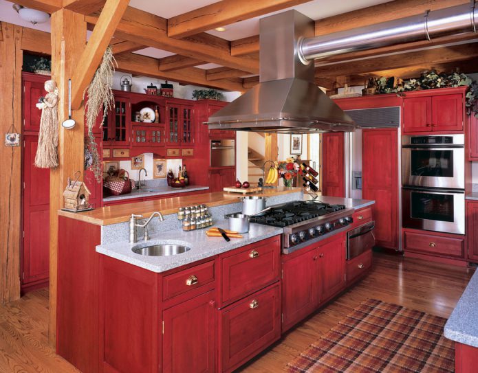 cucina in stile country