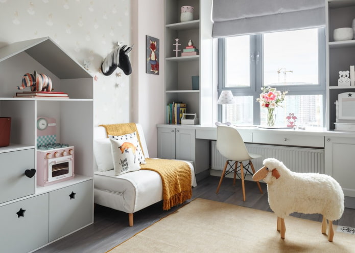 poltrona pieghevole in stile scandinavo