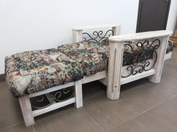 poltrona pieghevole in stile provenzale