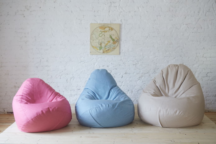 dimensioni dei pouf