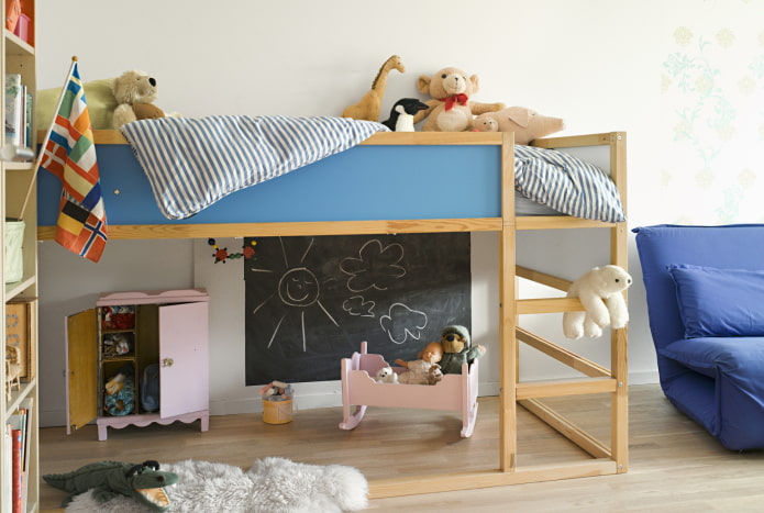 letto a soppalco basso