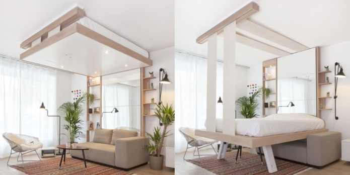 Letto BedUp (che sale fino al soffitto)