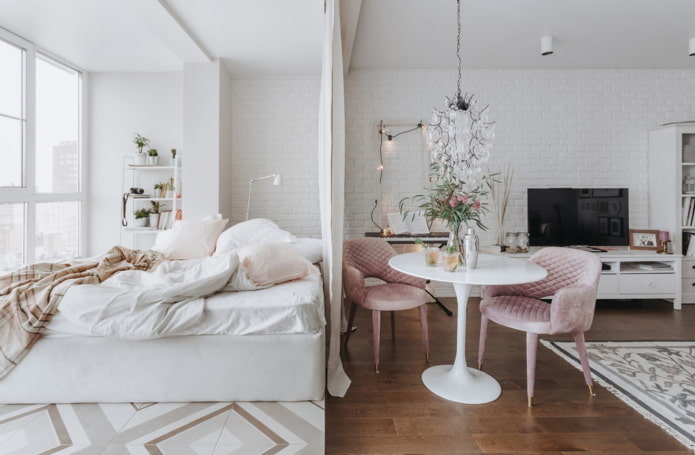 letto in un monolocale