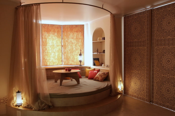 Letto semicircolare