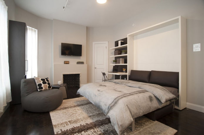 letto trasformabile all'interno