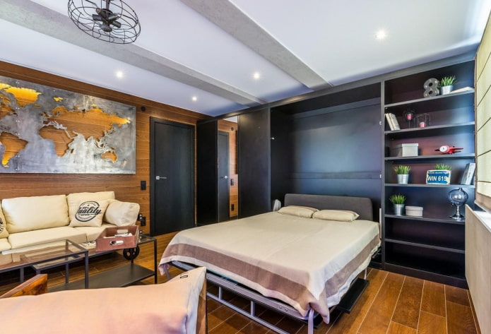letto a soppalco integrato