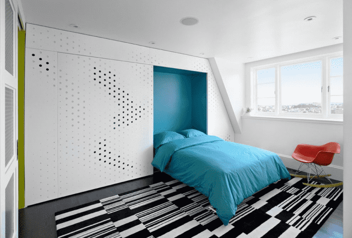 letto a soppalco integrato