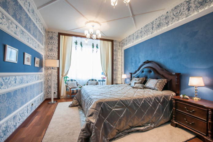 letto in legno con testiera morbida all'interno