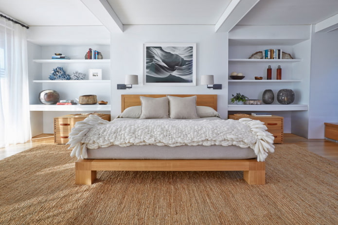 letto in legno all'interno