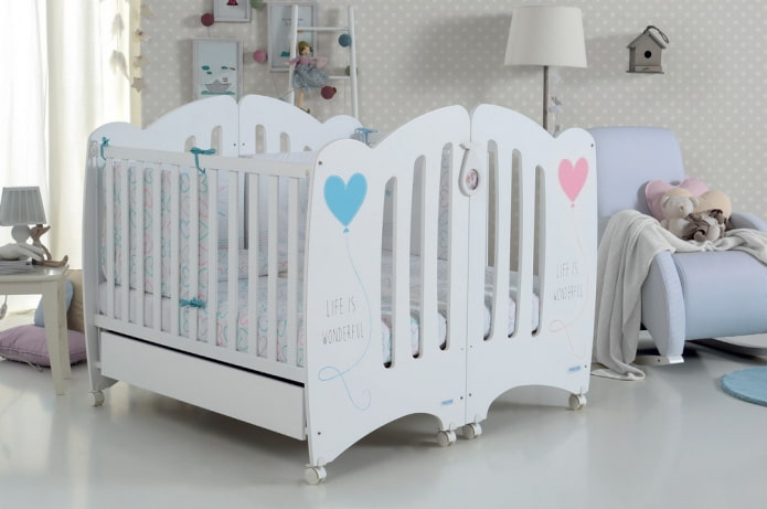 letto per gemelli all'interno