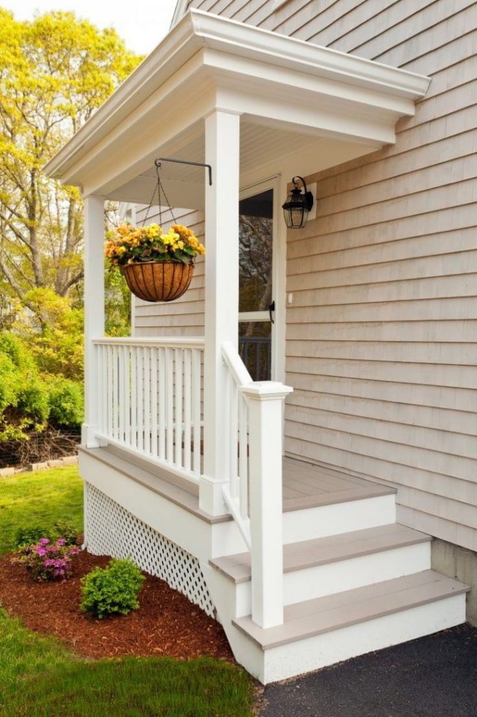 casa con veranda in legno