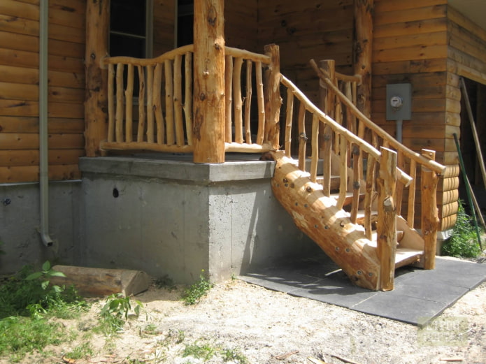 veranda in stile country