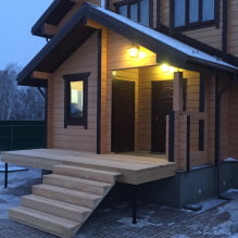 Veranda per una casa in legno-4
