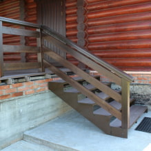 Veranda per una casa in legno-5