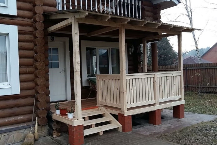 terrazza vicino alla casa