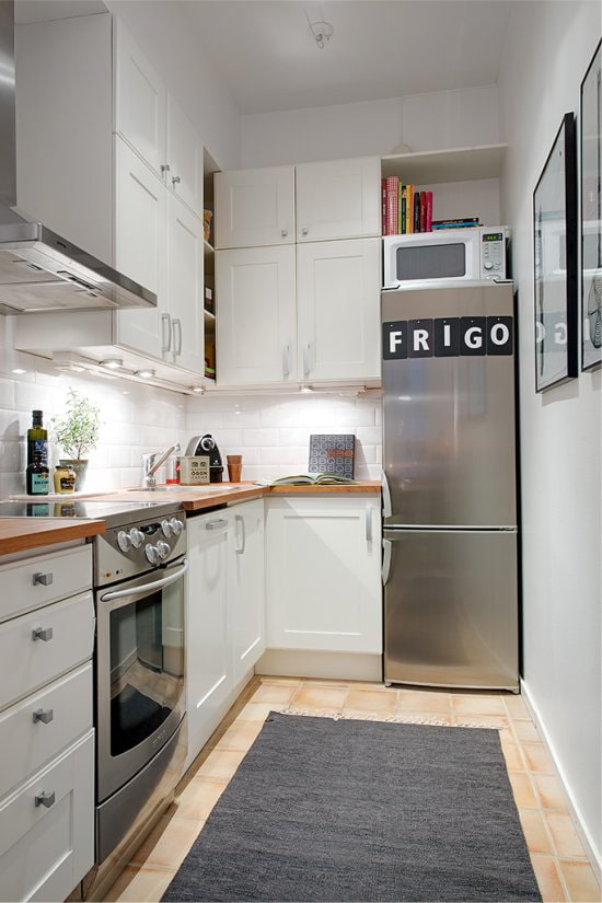 Forno a microonde sopra
