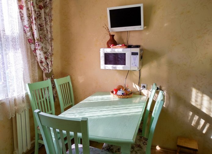 forno a microonde a parete