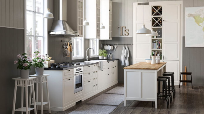 cucina Ikea con isola