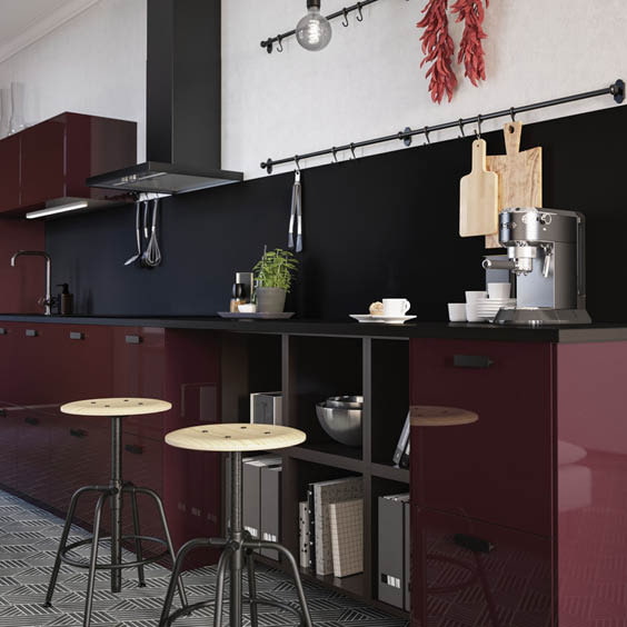 cucina colorata ikea