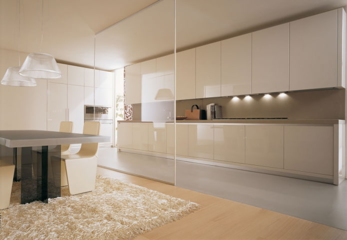 Cucina nei toni della sabbia