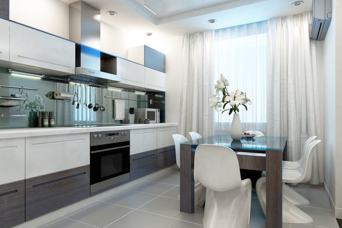 design di un gruppo da pranzo in cucina in stile moderno