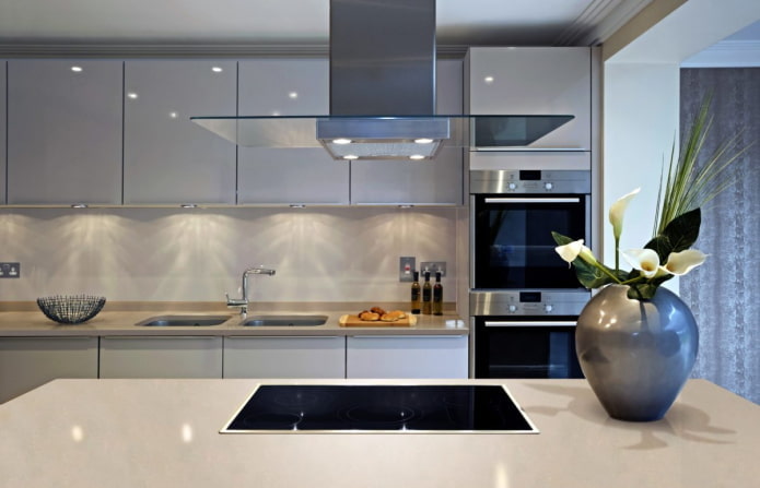 elettrodomestici per l'arredamento della cucina in stile moderno