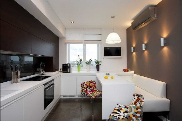 penisola in cucina