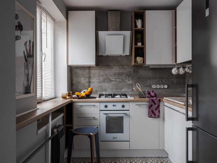frigorifero nero all'interno