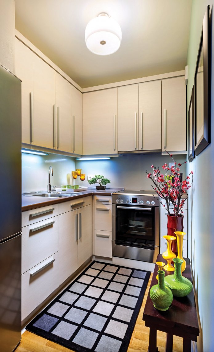 angolo cucina fino al soffitto