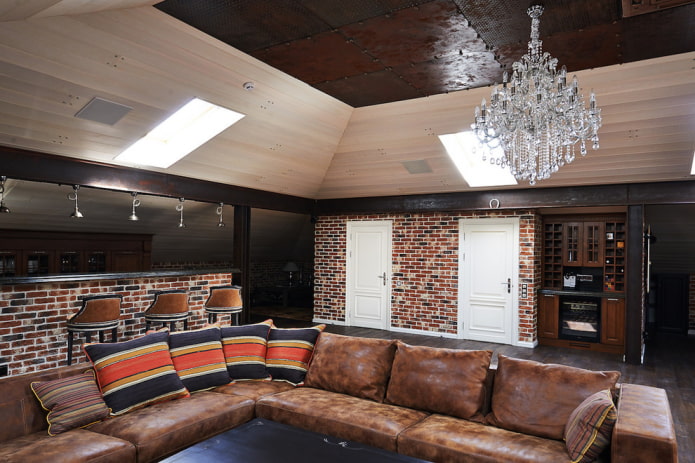 loft in cucina-soggiorno
