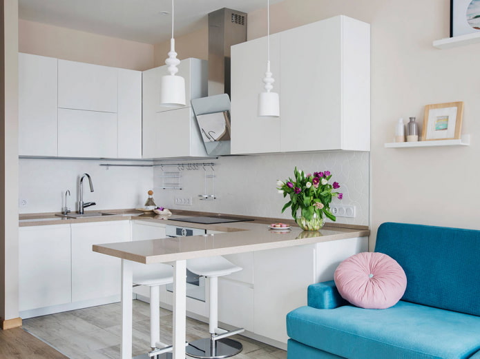 Cucina in un monolocale