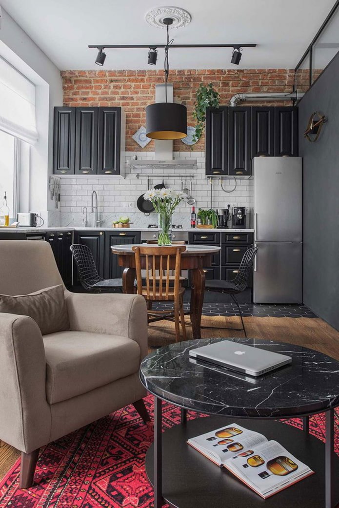 cucina in stile loft