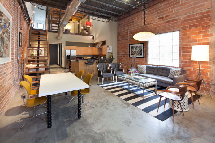 arredamento per la casa in stile loft