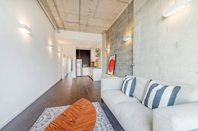blocchi di cemento all'interno