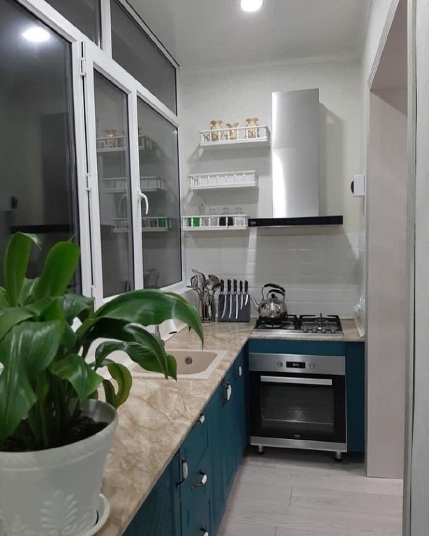 cucina sul balcone