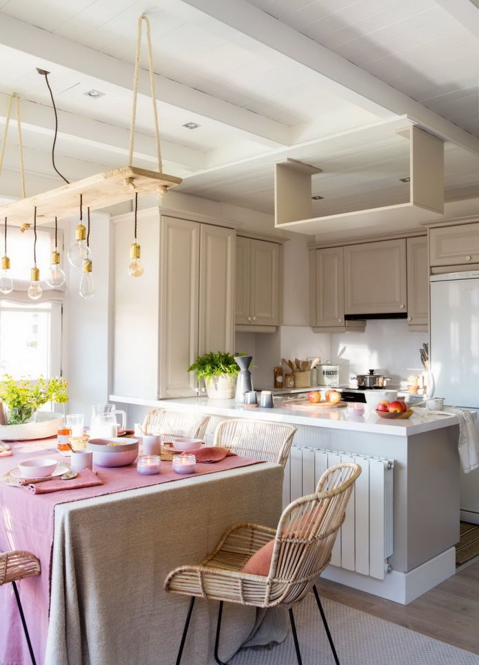 cucina con penisola