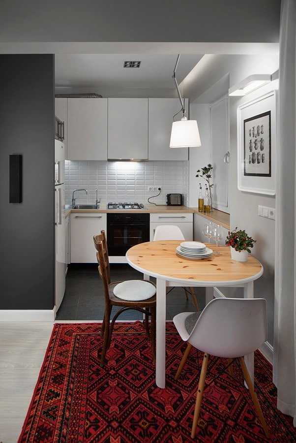 cucina in una nicchia