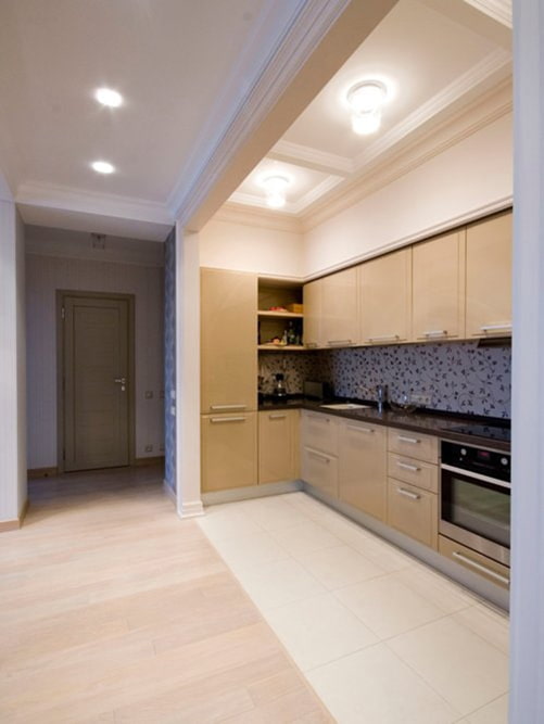 cucina in una nicchia all'interno