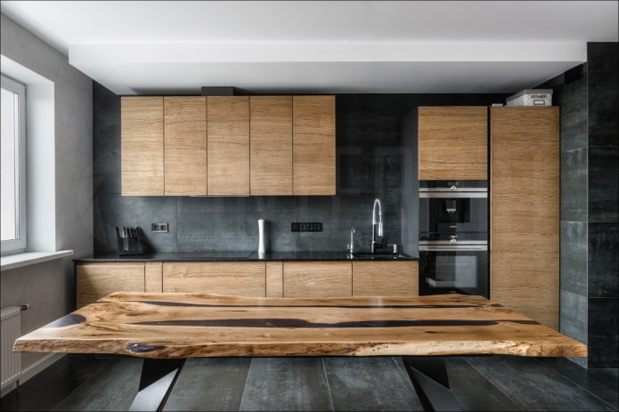 cucina grigio scuro
