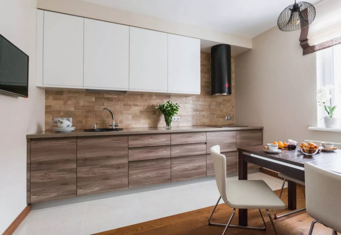 cucina effetto legno in mdf