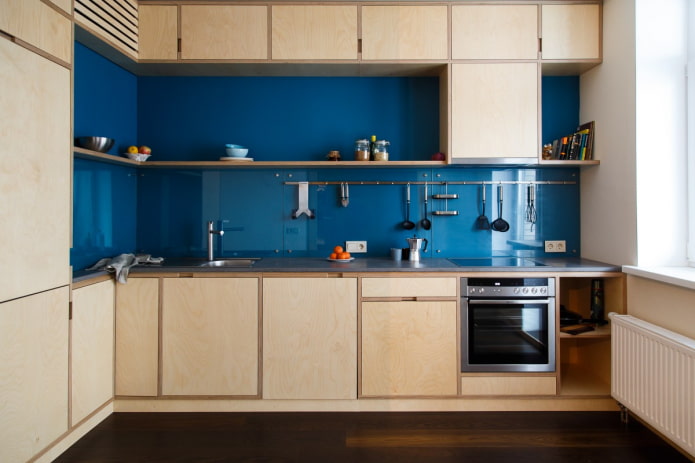 cucina in compensato elegante