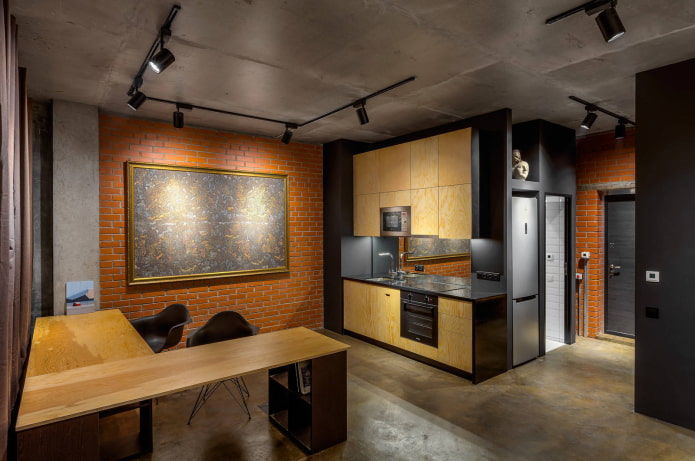 cucina in stile loft