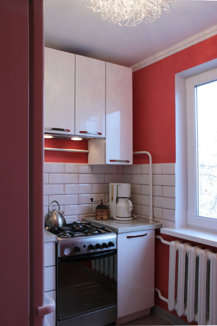 piccola cucina a gas