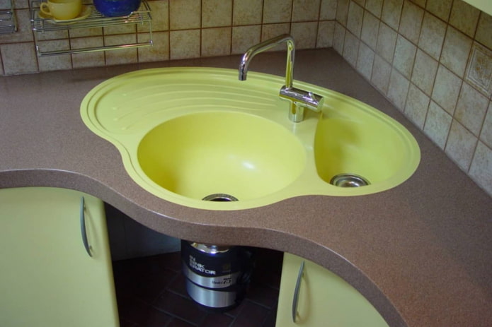 doppio lavello rotondo