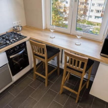 Come organizzare una cucina con una finestra?-1