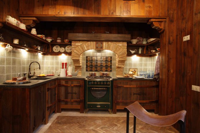 cucina in stile country