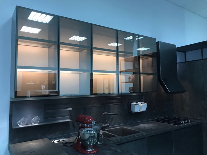 facciate senza cornice in cucina