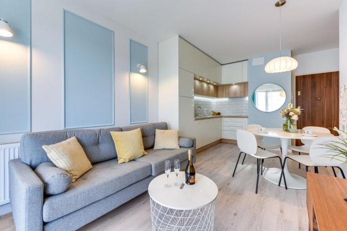 set da cucina angolare all'interno